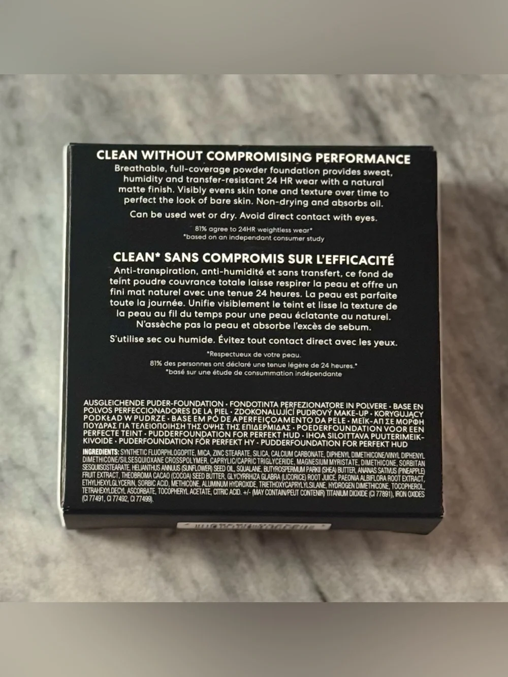 Talc-Free BareMinerals Barepro 24H Skin Perfecting Matte Powder Light 25 Neutral